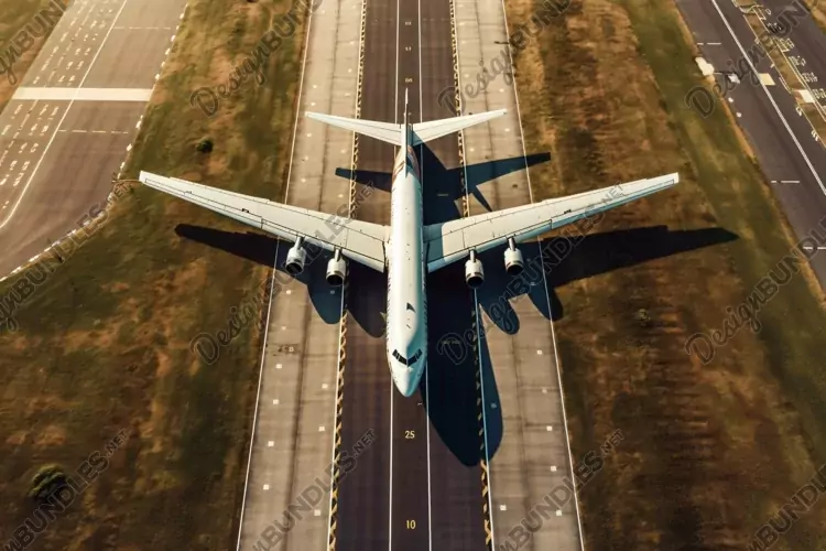 Airline aerial stock photography