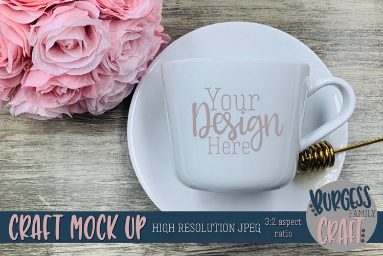 Pretty mug Craft mock up |High Resolution JPEG example image 1