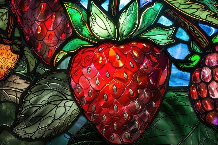Stained Glass Texture Image 6