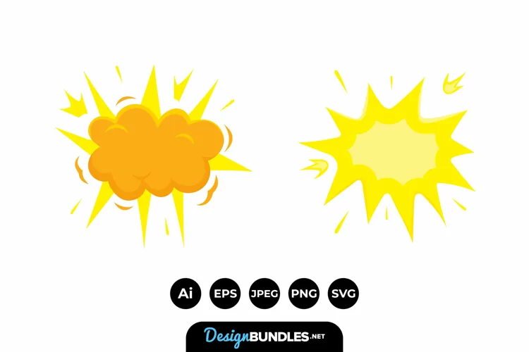 Explosion Effect Illustrations