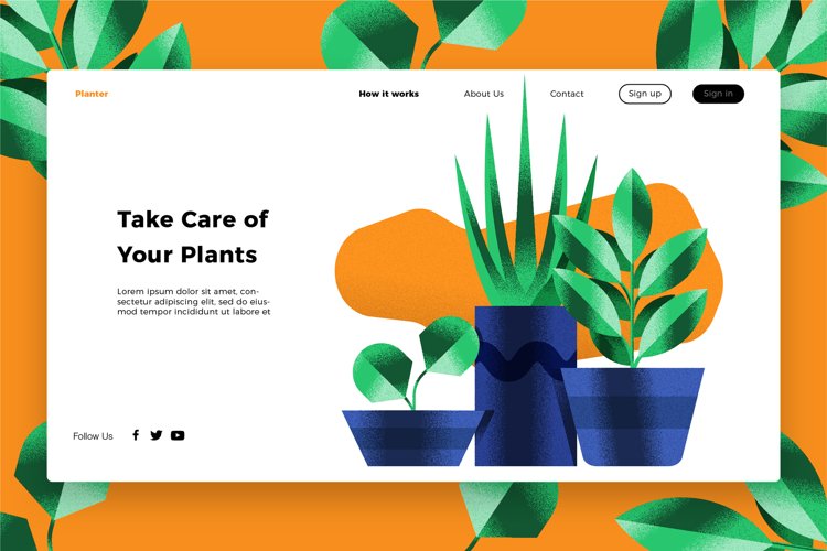 Plants - Banner   Landing Page