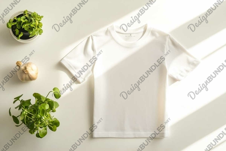 White Tshirt Mockup Image 8