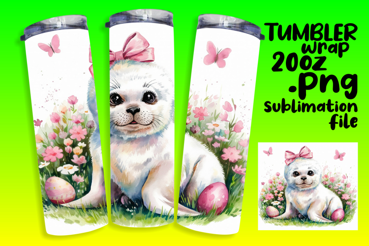 Vibrant Tumbler Design Download , Cute Easter example image 1