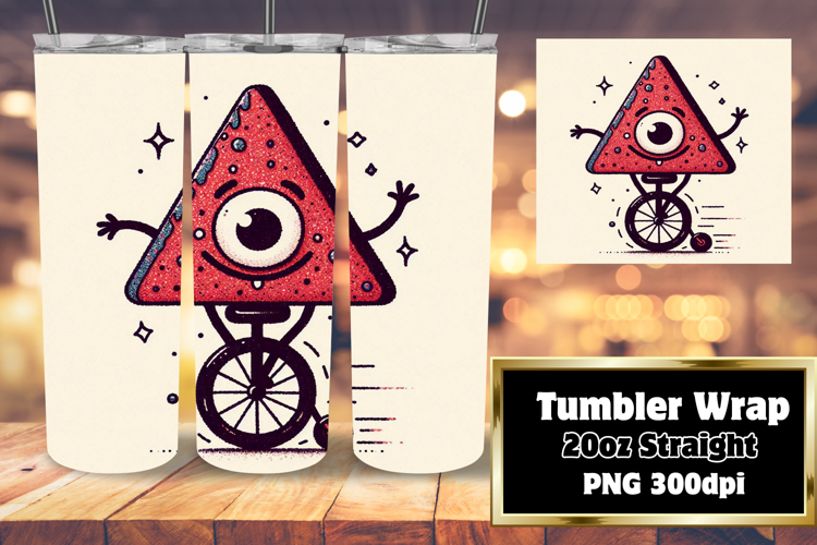 STYLISH 20oz Tumbler Wrap Design , Monster