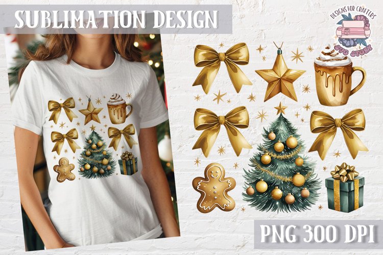 Christmas Bow Clipart Image 6