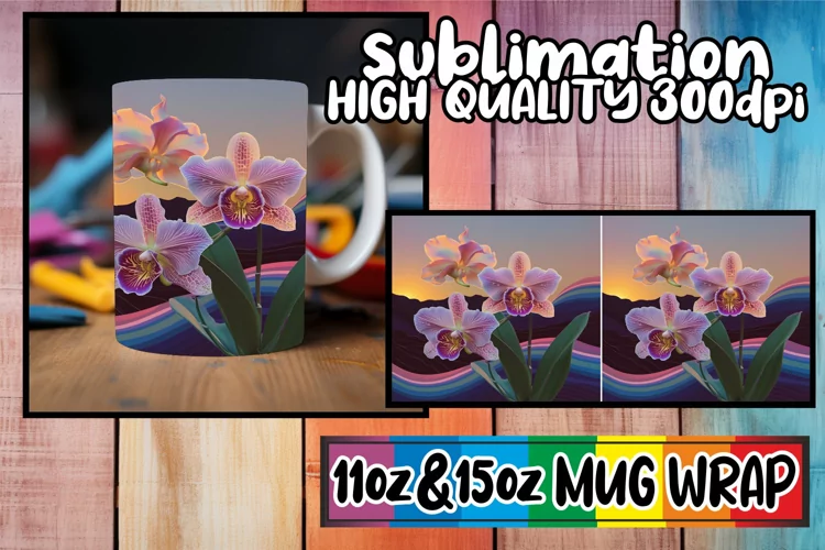 Spring Garden Nostalgia: Mug Wrap Sublimation