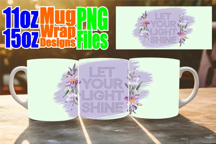 Lively spirit 11oz 15oz mug wrap, Quote