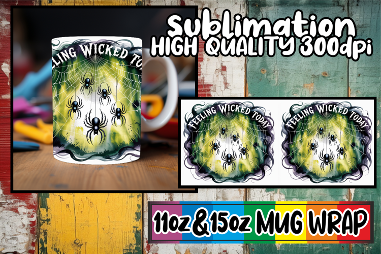 Sweet nostalgia 11oz 15oz sublimation wrap, Halloween