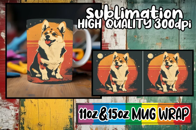 Old-School Animal Mug Wrap 11oz 15oz Variety