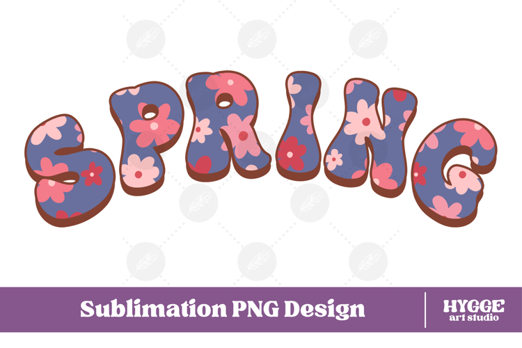 Floral Spring Png Retro Flowers Sublimation Daisy Daisies