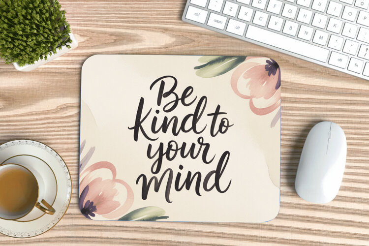 Inspirational Quotes Mouse Pad, Motivational PNG Sublimation example image 1