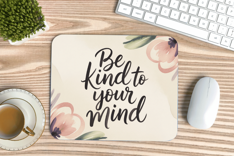 Inspirational Quotes Mouse Pad, Motivational PNG Sublimation