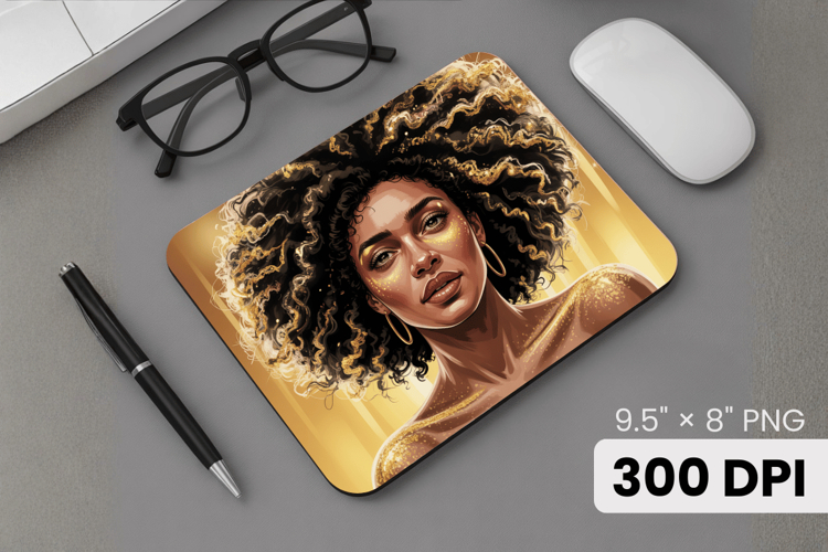 Black Girl Afro Png Image 7