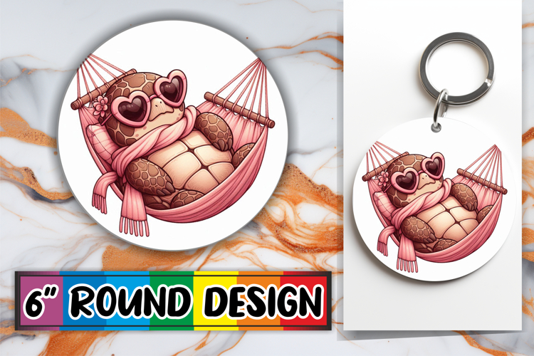 Joyful Coasters Circle Style, Turtle