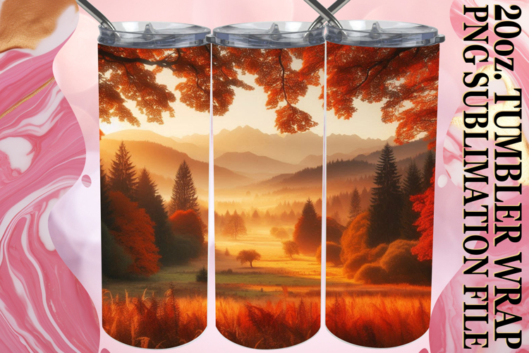 Thanksgiving Tumbler Wrap Image 21