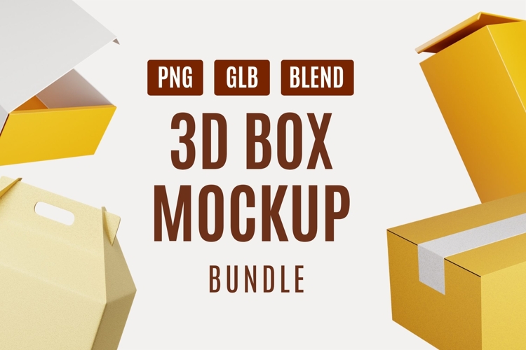 Product Box Display Set Bundle