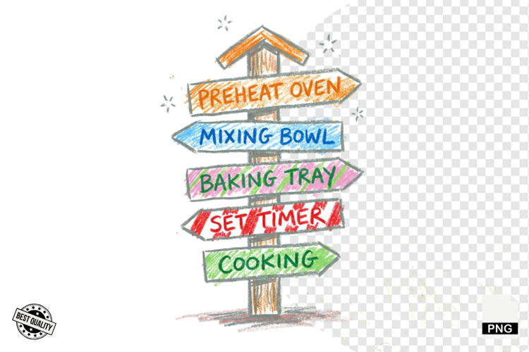 Wooden Signpost Clipart Image 17