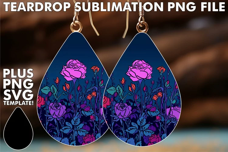 Floral Elegance on Teardrops