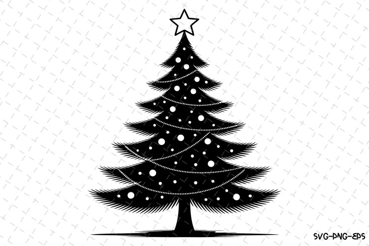 Christmas Tree Svg | Christmas Svg | Svg Cut Files example image 1
