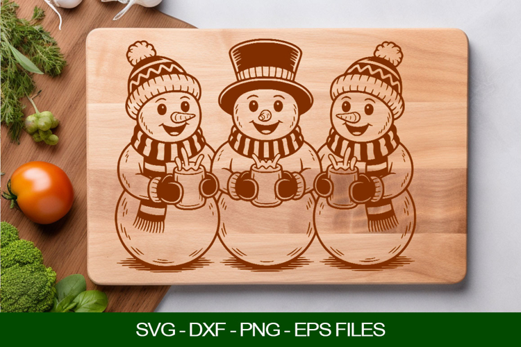 Christmas Snowman Svg Image 23