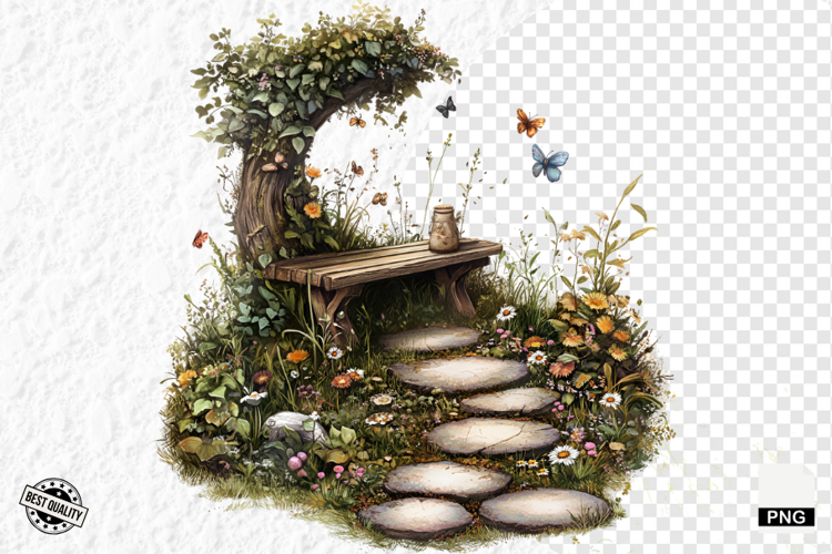 Summer Path Clipart