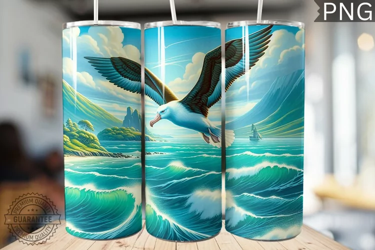 Albatross Tumbler Wrap - Albatross Tumbler Design