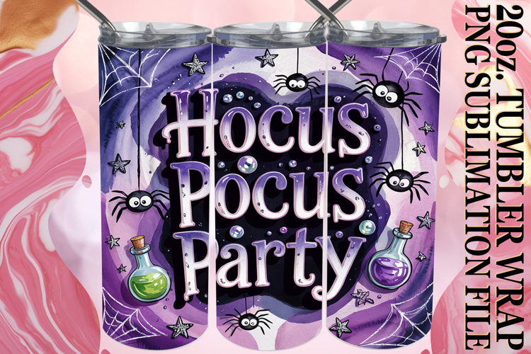 Cheerful Reflections 20oz tumbler wrap, Halloween