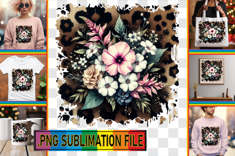 Dazzling TSHIRT Ideas PNG, Leopard Prints