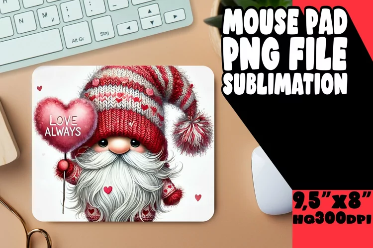 WHIMSICAL mouse PAD Creative Design, Gnomes