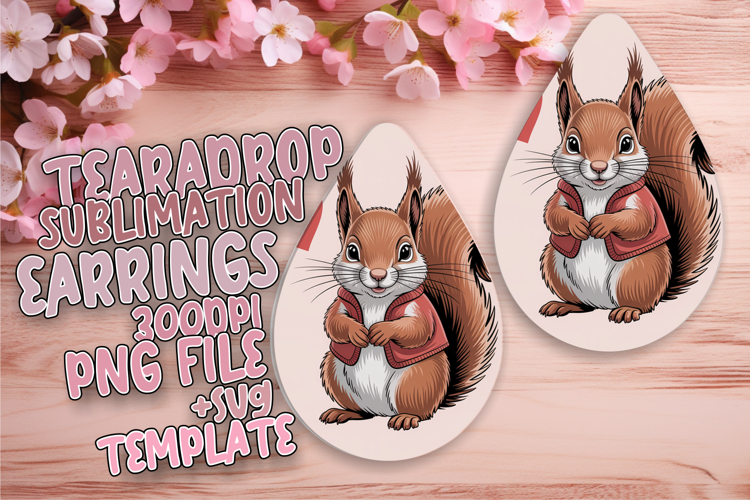 Chic Teardrop Earrings Design PNG Art , Valenines Animals