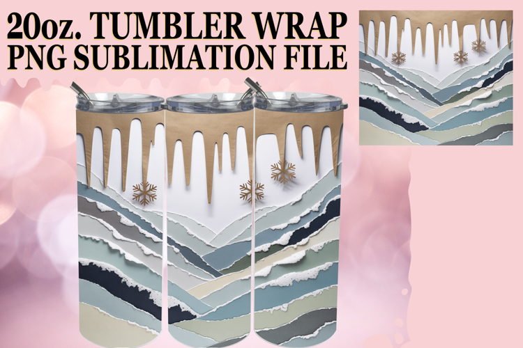 Christmas Tumbler Wrap