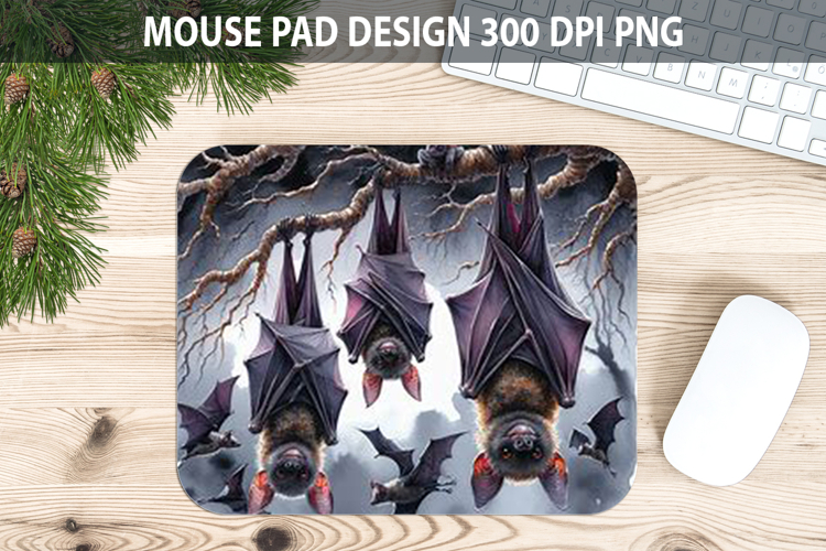 Rat Mouse pad Sublimation - Halloween Animal PNG Design