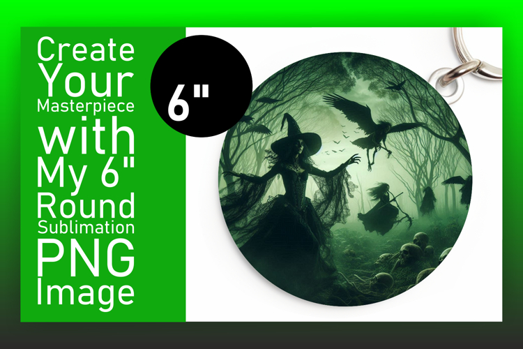 Gorgeous Circle Design Coaster Template , Horror Halloween