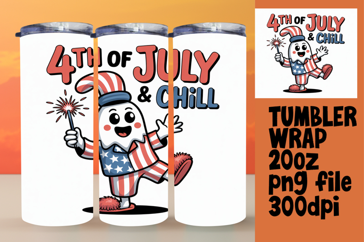 Creative 20oz Tumbler Template , Funny Ghost