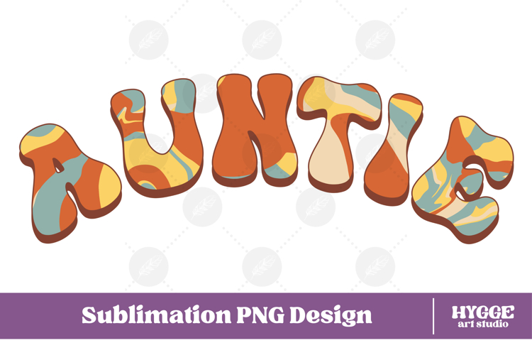 aunt Png Retro Retro Mothers Day Mom Sublimation