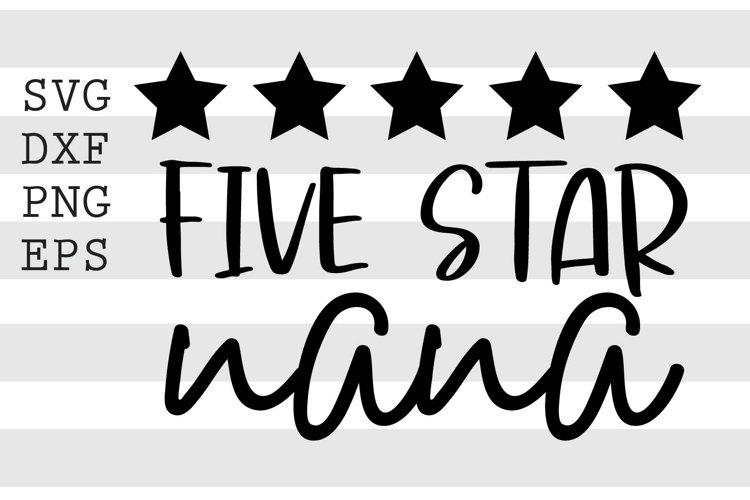 Five-star nana SVG