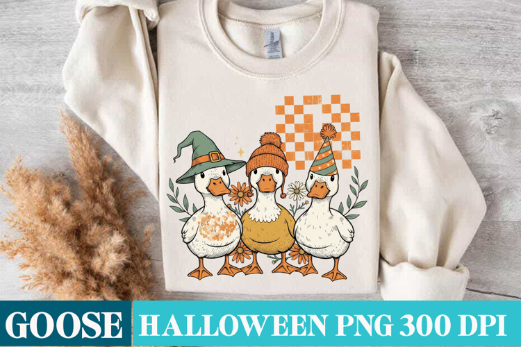 Halloween Goose t-Shirt Design,Halloween Sublimation Png