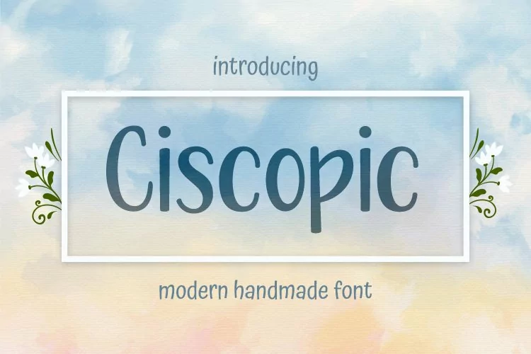 Ciscopic - Cheerful Modern Handwritten Font