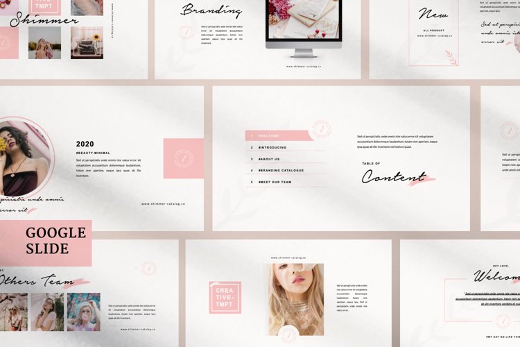 Shimmer Creative Google Slide example image 1