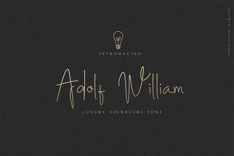 Adolf William Font example image 1