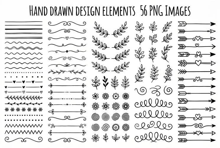 Hand Drawn Page Dividers and Flourishes