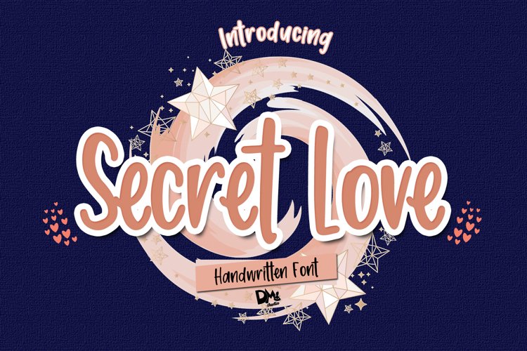 Secret Love - Handwritten Font example image 1