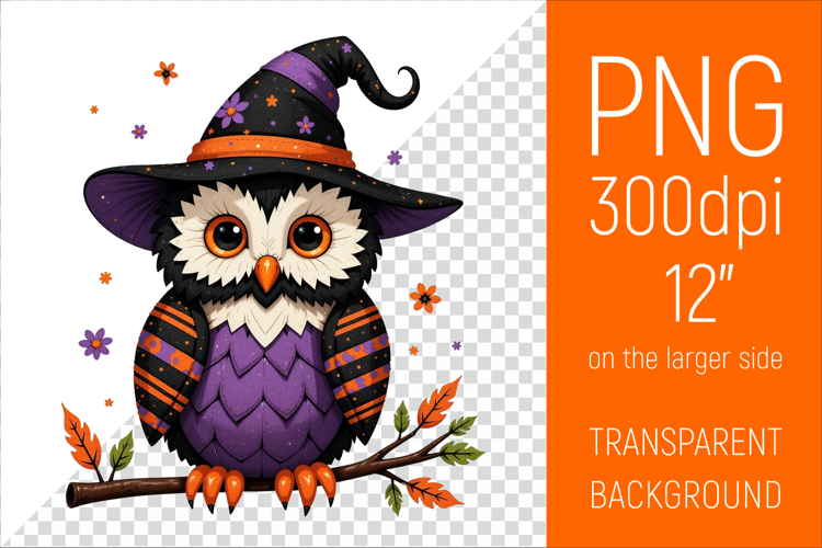 Halloween Owl Clipart |Halloween Party Design