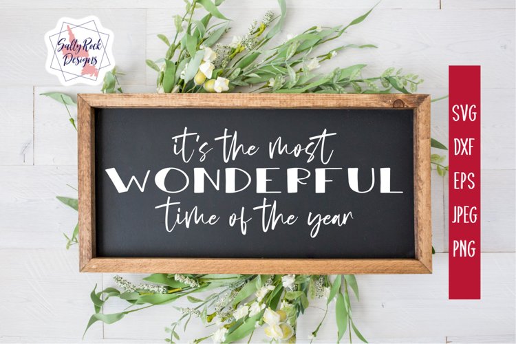 It's the Most Wonderful Time Of The Year SVG, Christmas SVG example image 1