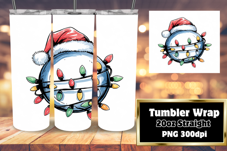 20oz Tumbler Template for Gifts , Holiday