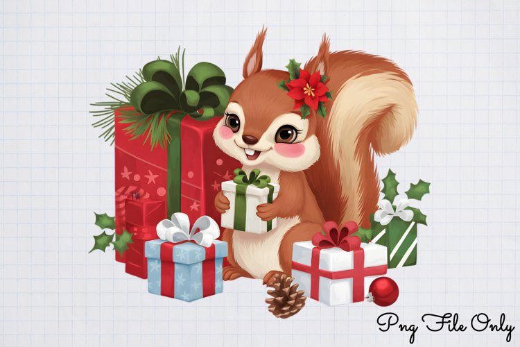 Boho Christmas Clipart Image 21