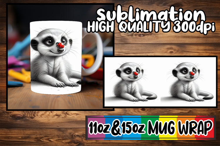 Happy journeys 11oz 15oz sublimation wrap, Cute Animals
