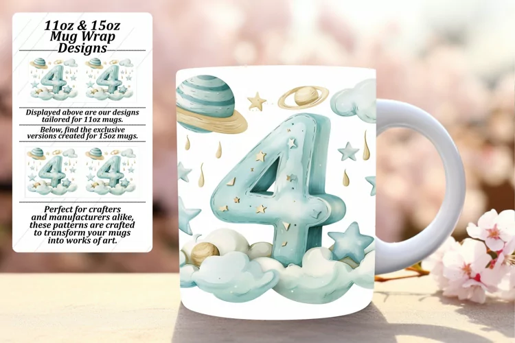 Stellar Creation: Mug Wrap Designs 11oz/15oz
