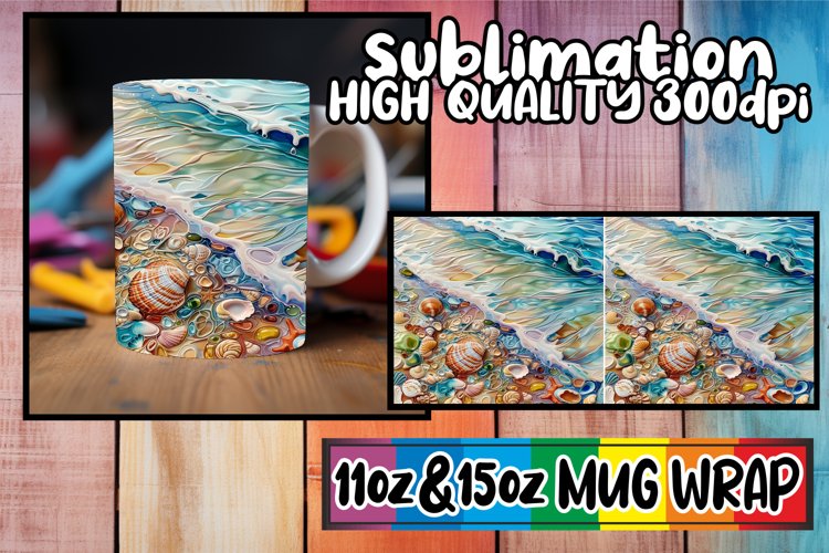 Beach Sublimation Design Image 3