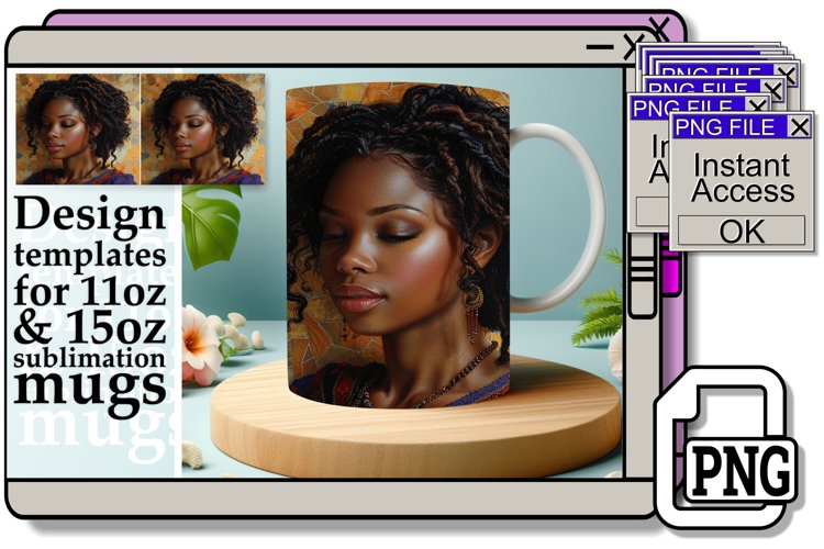 Black Girl Afro Png Image 17